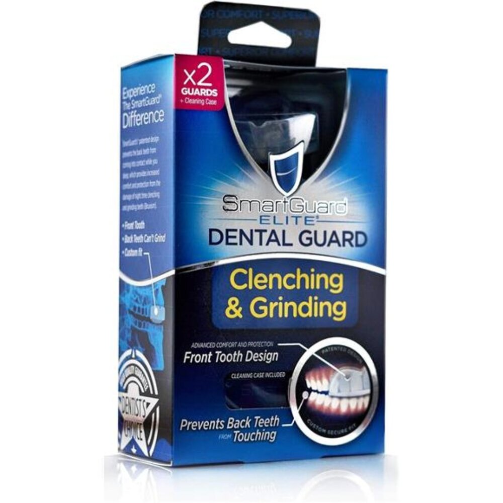 Dental Guard (2 Guards 1 Travel case) Front tooth Custom Anti Teeth Grinding